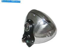 N[p[c 7 "LUCAS^CṽwbhCgASSEYNBe[WBSA Norton Ariel S2Up 7" Lucas Type Head Light Assey Chrome Plated For Vintage BSA Norton Ariel S2u