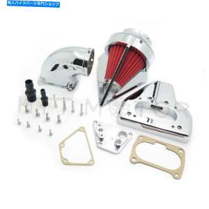 N[p[c 2002N2009N̐ێXpCNGAN[iLbgHonda VTX 1800 R S C N F CHROME Intake Spike Air Cleaner Kits For 2002-2009 Honda Vtx 1800 R S C N F Chrome