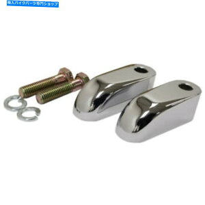 N[p[c La Choppers Chrome 2 "nho[CU[vobNExtBقƂǂ̃n[[f LA Choppers Chrome 2" Handlebar Riser Pullback Ext. for Most Harley Models