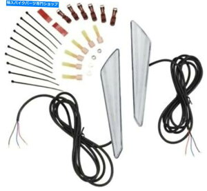 N[p[c Chrome LED}[J[CgߐF/NAYHONDA GL1800S[hEBO2018-2019 Show Chrome LED Marker Lights Amber/Clear Lens Honda GL1800 Gold Wing 2018-2019
