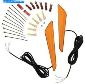 N[p[c NLED}[J[CgAo[YHonda GL1800S[hEBO2018-2019 Show Chrome LED Marker Lights Amber Lens Honda GL1800 Gold Wing 2018-2019