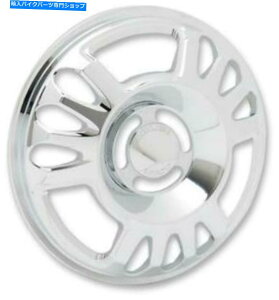 クロームパーツ Arlen Ness - 03-903 - ディープカットスピーカーグリル、クロム(Triglidesにフィット) Arlen Ness - 03-903 - Deep Cut Speaker Grills, Chrome (Fits Triglides)