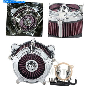 N[p[c Harley Touring Road King 2008-2016̂߂̃NXpCNGAN[i[tB^[ێ Chrome Spike Air Cleaner Filter Intake For Harley Touring Road King 2008-2016 US