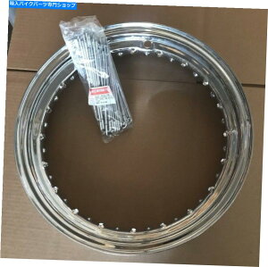 �N���[���p�[�c ���v���J�n�[���[�i�b�N���w�b�h�p���w�b�h�N���[������16 40�X�|�[�NW /�X�|�[�N�i1025�j Replica Harley Knucklehead Panhead Chrome Rim 16 40 Spoke w/ Spokes (1025)�y���s�A���i�z