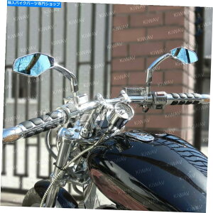 N[p[c MAGAZI CNCA~jEʃ~[f[TN[10mm5/16 "JX^oCNtBbg Magazi CNC aluminum convex mirrors Medusa chrome 10mm & 5/16" fits custom bike