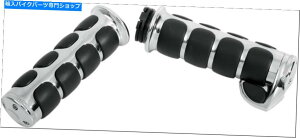 N[p[c n[[P[uXbĝ߂̃Xbg{XtĂNCLN[v~AAC\Obv Kuryakyn Chrome Premium ISO-Grips with Throttle Boss for Harley Cable Throttl