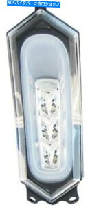 �N���[���p�[�c Moto MPH�����g�U��Taillight�N���A�N���[��MPH-50103CD Moto MPH Integrated Diffusion-Style Taillight Clear Chrome MPH-50103CD