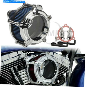 N[p[c Harley Street Tri Glide Trikê߂̃N[GAN[i[ێtB^[08-16 15 Chrome Air Cleaner Blue Intake Filter For Harley Street Tri Glide Trike 08-16 15