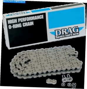 �N���[���p�[�c Drag Specialties 530 x 120 Chrome O Ring Drive�I�[�g�o�C�`�F�[��41-90 Drag Specialties 530 X 120 Chrome O Ring Drive MOTORCYCLE Chain for Harley 41-90�y���s�A���i�z