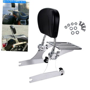 �N���[���p�[�c ���q�̔w�������Sissy Bar�̉ו����b�Nw / apd for Harley Dyna�჉�C�_�[FXDL Passenger Backrest Sissy Bar Luggage Rack W/ Pad For Harley Dyna Low Rider FXDL�y���s�A���i�z