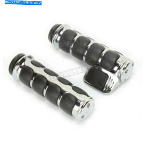 N[p[c NCLubN/N[v~AC\ObvW /Xbg{X - 6343 Kuryakyn Black/Chrome Premium ISO-Grip w/Throttle Boss - 6343