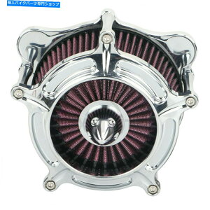 N[p[c Harley M8 Silm Slim Flsl 107 18-20̂߂̃NXpCNGAN[i[ێtB^[ Chrome Spike Air Cleaner Intake Filter For Harley M8 Softail Slim FLSL 107 18-20
