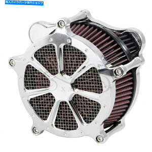 N[p[c Harley Softail Classic Flhtc fltrx flhx̂߂̃N[GAN[i[ԋzCtB^[ Chrome Air Cleaner Red Intake Filter For Harley Softail Classic FLHTC FLTRX FLHX