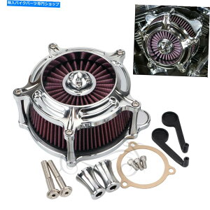 N[p[c Harley Touring Dyna FXDLŜ߂̃ANZT[tN[XpCNGAN[i[tB^[ Chrome Spike Air Cleaner Filter with Accessories For Harley Touring Dyna FXDLS