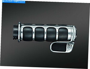 N[p[c Xbg{Xn[[P[uXbgtĂNCLN[v~AAC\Obv Kuryakyn Chrome Premium ISO-Grips with Throttle Boss Harley Cable Throttle