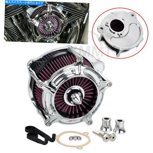 N[p[c Harley Sport Glide Softail̂߂̃NXpCNGAN[i[bhCe[NtB^[VXe Chrome Spike Air Cleaner Red Intake Filter System for Harley Sport Glide Softail