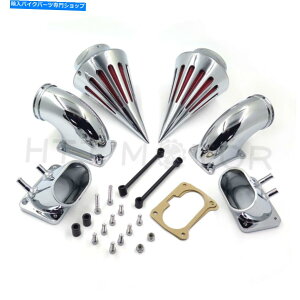 N[p[c XYLBoulevard M109pHongk Spike Cone ChromeGAN[itB^[Lbg HongK Spike Cone Chrome Air Cleaner Filter Kit For Suzuki Boulevard M109