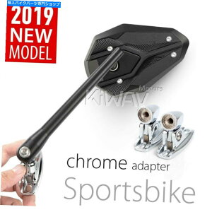 �N���[���p�[�c Aprilia RSV RSV4 1000�̂��߂̍���Viperii�t�F�A�����O�~���[�N�����x�[�X��ABS�A���~�j�E�� Black ViperII fairing mirrors chrome base ABS aluminum for Aprilia RSV RSV4 1000�y���s�A���i�z