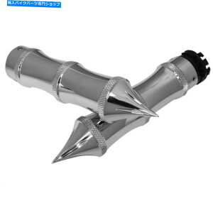 �N���[���p�[�c 1984 - 2016�N�n�[���[�c�A�[V-Rod Sportster Dyna T5�̂��߂�Accutronix Chrome Tribal Grips Accutronix Chrome Tribal Grips for 1984-2016 Harley Tour V-Rod Sportster Dyna T5