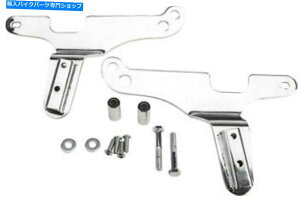 N[p[c n[hhCuWbhVeBo[TChv[gN[86058. HARDDRIVE Rigid Sissy Bar Side Plates Chrome 86058