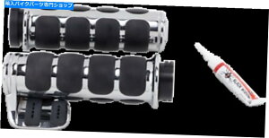 N[p[c NALC\ObvN[W /֊stC\Xbg{X6342 Kuryakyn ISO-Grips Chrome w/ contoured Iso-Throttle Boss 6342