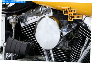N[p[c Chrome Wyatt GatlingGAN[iAZuHarley-DavidsontBbg Chrome Wyatt Gatling Air Cleaner Assembly fits Harley-Davidson