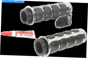 N[p[c NALC\ObvNW /֊stC\Xbg{X6343 HD 08-20 W / ETC Kuryakyn ISO-Grips Chrome w/ contoured Iso-Throttle Boss 6343 HD 08-20 w/ETC
