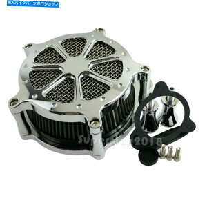 N[p[c n[[c[OOCh2008-16̂߂̃hbgN[GAN[i[zCtB^[tBbg Dots Chrome Air Cleaner Intake Air Filter Fit For Harley Touring Glides 2008-16