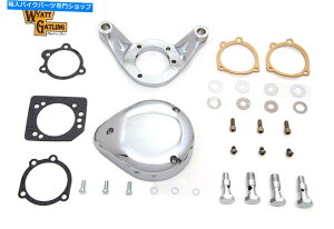 N[p[c Chrome Wyatt GatlingGAN[iAZuHarley-DavidsontBbg Chrome Wyatt Gatling Air Cleaner Assembly fits Harley-Davidson