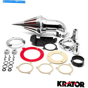 N[p[c 2008-2012n[[_rbh\_Cic[Ô߂̃NXpCNGAN[i[ێLbg Chrome Spike Air Cleaner Intake Kit For 2008-2012 Harley Davidson Dyna Touring