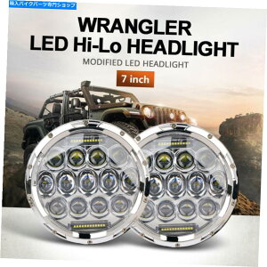 N[p[c 2s[X7C`EhLEDwbhCgHI / LO1997-2017W[vO[CJ TJ JKn[[ 2PC 7 inch Round LED Headlight Hi/Lo For 1997-2017 Jeep Wrangler CJ TJ JK Harley