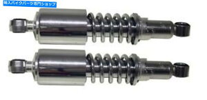 N[p[c z_C 90 ZZi89.5CCjAN[VbNAu\[o[1979-1984 Honda C 90 ZZ (89.5cc) Rear Chrome Shock Absorbers 1979-1984