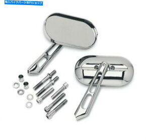 N[p[c tbgKXN̑^i5-1 / 2 "x 3"ji1430j Kuryakyn Magnum Mirrors with Flat Glass Chrome Large (5-1/2" x 3") (1430)