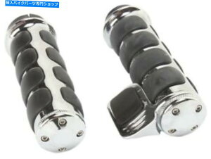 N[p[c Xbg{XTBWNƃNCLv~AC\Obv6343n[[_rbh\ Kuryakyn Premium ISO Grips with Throttle Boss TBW Chrome #6343 Harley Davidson