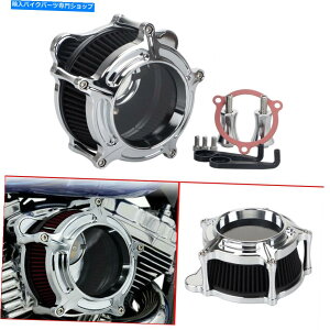 N[p[c n[[[hOChEgtĝ߂̃NNAGAN[i[ubNCe[NtB^[ Chrome Clear Air Cleaner Black Intake Filter for Harley Road Glide Ultra FLTRU