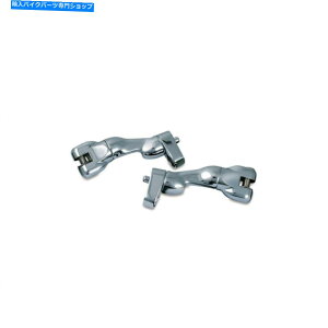 N[p[c NCL߉\ȏȃyO}Eg1993-2018n[[c[ON Kuryakyn Adjustable Passenger Foot Peg Mounts 1993-2018 Harley Touring Chrome