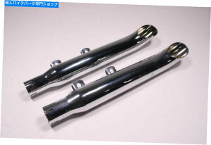 N[p[c n[[FX FXSTWbh}EgGrGL][XgpCv}t[J[NFN202094b Harley FX FXST Rigid Mount EVO Exhaust Pipe Muffler Can Khrome Werks 202094B