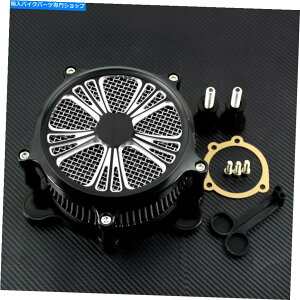 N[p[c n[[\tg00-15c[O00-07̂߂̃NJbgGAN[i[O[zCtB^[ Chrome Cut Air Cleaner Gray Intake Filter For Harley Softail 00-15 Touring 00-07
