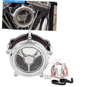 N[p[c Harley SportsterfbNXJX^XLH883Ĉ߂̃NRSDGAN[i[ێtB^[ Chrome RSD Air Cleaner Intake Filter For Harley Sportster Deluxe Custom XLH883C