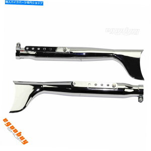 N[p[c 550mmpCvXbvItBbVe[}t[GL]VT[En[[ 550mm Pipes Slip-On Fishtail Muffler Exhaust Silencer Left & Right for Harley