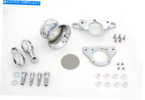 �N���[���p�[�c V-Twin�ɂ��n�[���[�_�r�b�h�\���̂��߂̃r���b�g���x�X�^�b�N�N���� Billet Velocity Stack Chrome for Harley Davidson by V-Twin�y���s�A���i�z