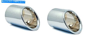 N[p[c BMWVX5 E70V[Y̔rCe[pCvgNZbg275822 OEM BMW New Genuine X5 E70 Series Exhaust Tail Pipe Trim Chrome Set Of Two 75822 OEM