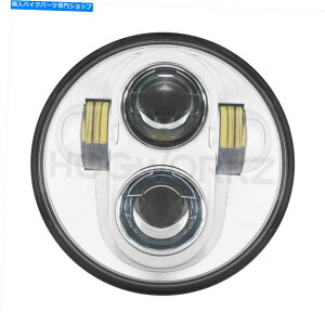 N[p[c HOGWORKZ CHROME 5 3/4 "LEDn[[fC[J[X^CwbhCgVbh\tg_Ci Hogworkz Chrome 5 3/4" LED Harley Daymaker Style Headlight V-Rod Softail Dyna