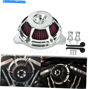 N[p[c Harley Flhtc Flstf Flstc FXSTŜ߂̃N[GAN[i[GAtB^[ԋzCtBbg Chrome Air Cleaner Air Filter Red Intake Fit For Harley FLHTC FLSTF FLSTC FXSTS
