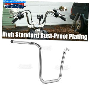 N[p[c Chrome 16 '' Forward Bend ApenK[o[nho[pn[C_Ci\tggD[ Chrome 16'' Forward Bend Ape Hanger Bar Handlebar For Harley Dyna Softail Tourin