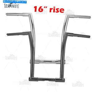 N[p[c n[[\tg_CiXCb`obNc[Ô߂̃nK[nhno[o[ 16 Rise Ape Bars Hangers Handlebars For Harley Softail Dyna SWITCHBACK Touring