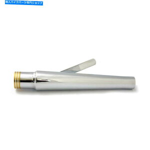 N[p[c ̐[ƃTCT[̐؂DNAn[[_rbh\̂߂̃GhTCT[ Silencer Trump Chrome With Gold Tip, End Silencer for Harley Davidson