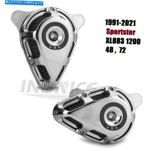 N[p[c Harley Sportster XL883L XL1200T̂߂̃Nꂽ]\ȋCN[i[tB^[ Chromed Turnable Air Cleaner filters for harley sportster XL883L XL1200T SuperLo
