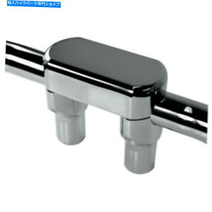 N[p[c Chrome 3 "Xg[gCU[1 1/2nho[gbvNvn[[\tgc[O_Ci Chrome 3" Straight Risers 1 1/2 Handlebar Top Clamp Harley Softail Touring Dyna