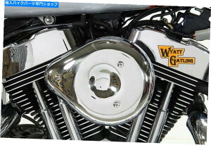 N[p[c Chrome Wyatt GatlingGAN[iAZuHarley-DavidsontBbg Chrome Wyatt Gatling Air Cleaner Assembly fits Harley-Davidson